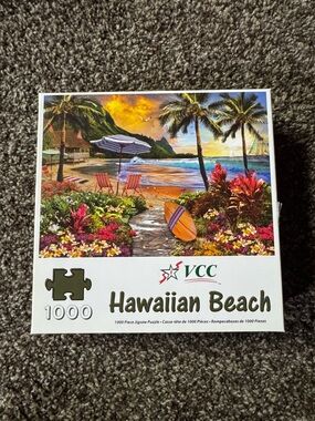 Hawaiian Beach 1000-Piece Jigsaw Puzzle - Colorful Tropical Scene